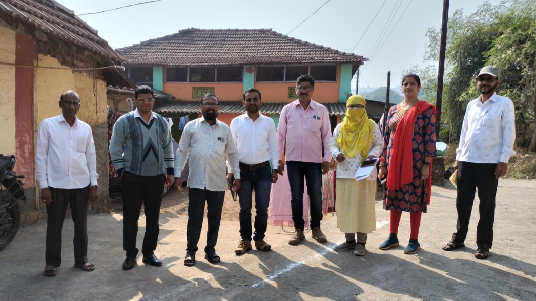Chuna Marking  checking  Hon. S.L.R. RAIGAD