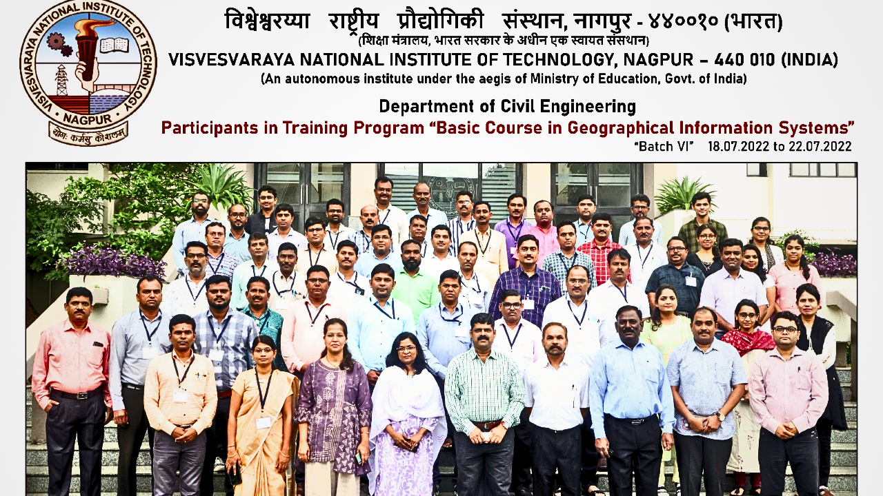 GIS TRANING in VNIT NAGPUR