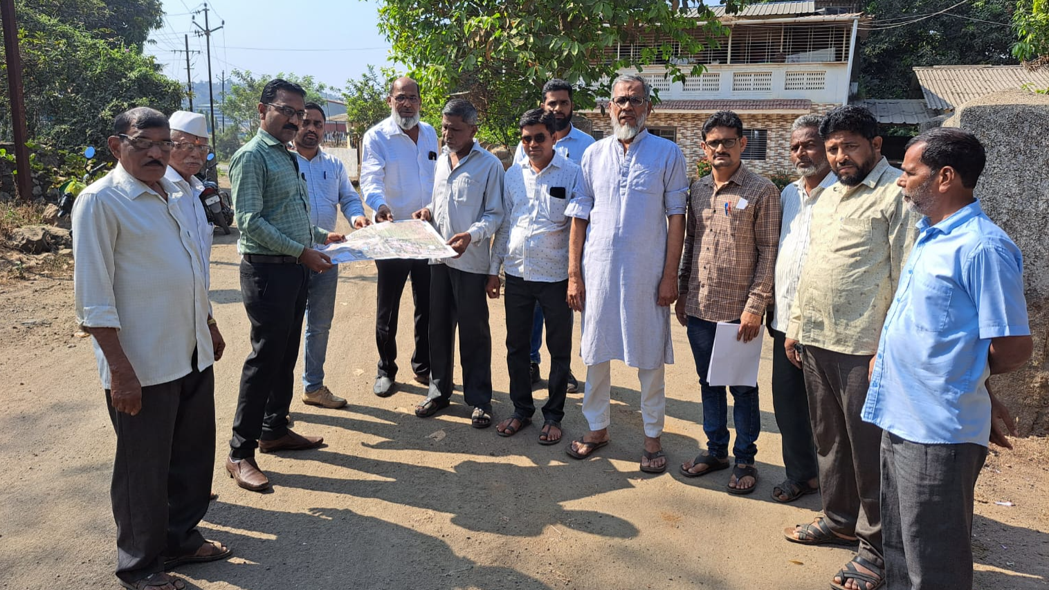 Enquiry work at Aajivali Khalapur