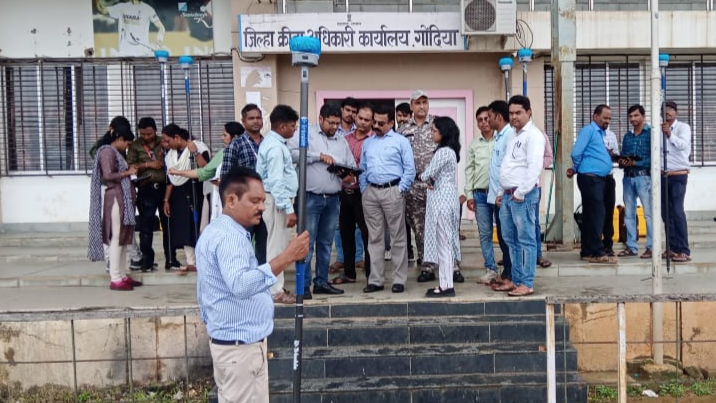 क्रिडासंकुल गोंदिया येथे रोवर प्रशिक्षण 