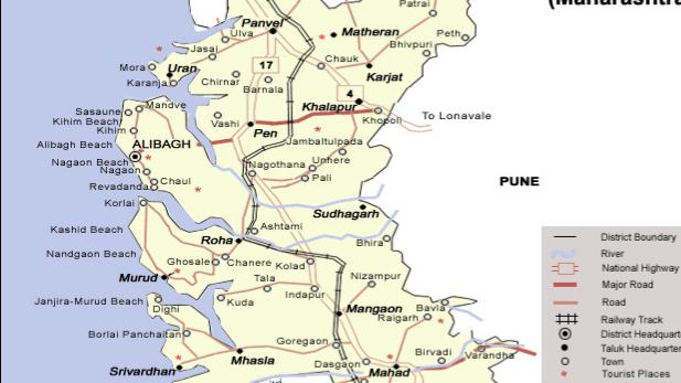 रायगड प्रशासकीय रचना