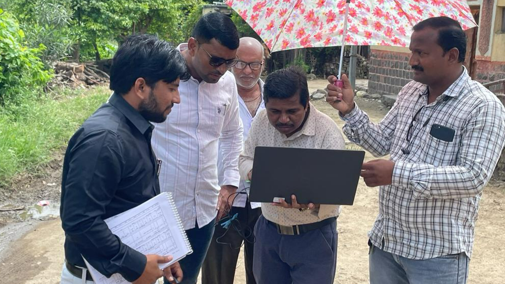Offline GT Work at Hiwalani Palampat Ta. Pusad