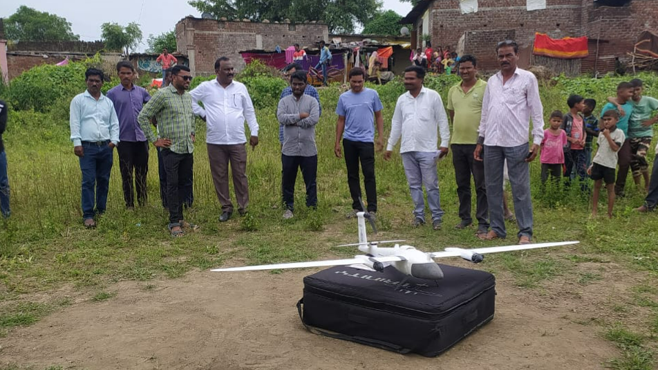 Frist Drone Fly in Yavatmal District 